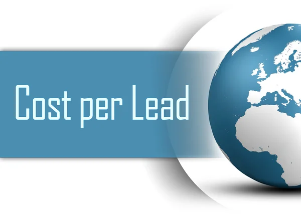 Kosten per lead — Stockfoto