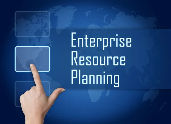 Enterprise resourceplanning — Stockfoto