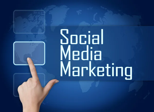 Marketing en redes sociales — Foto de Stock