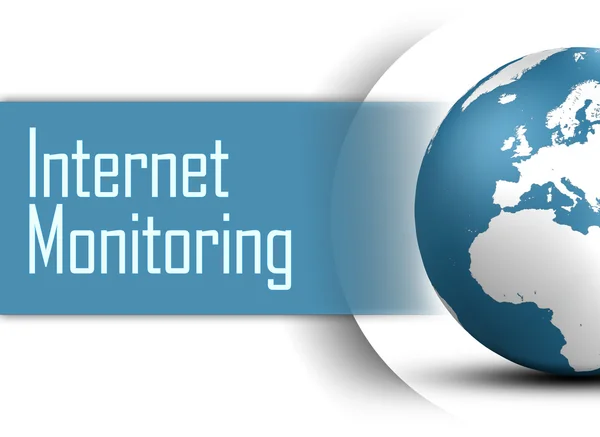 Monitoring Internetu — Zdjęcie stockowe