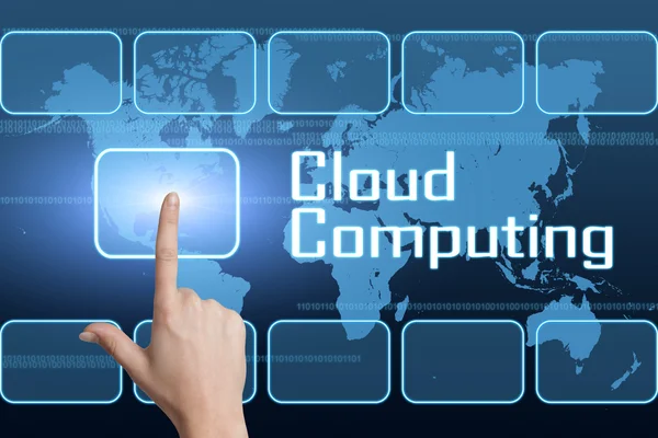 Il cloud computing — Foto Stock