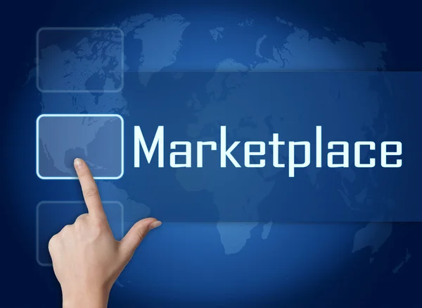 Marknadsplats — Stockfoto