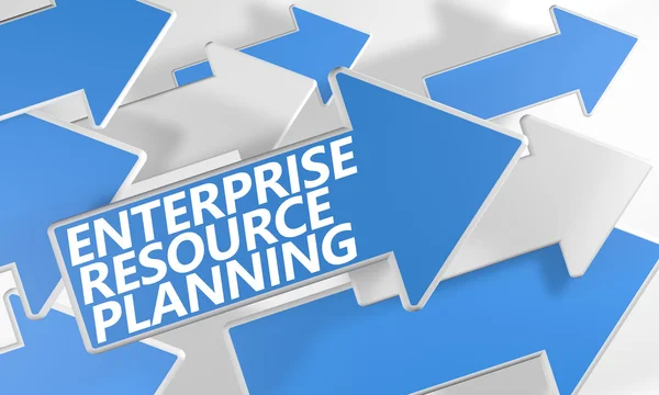 Enterprise resourceplanning — Stockfoto