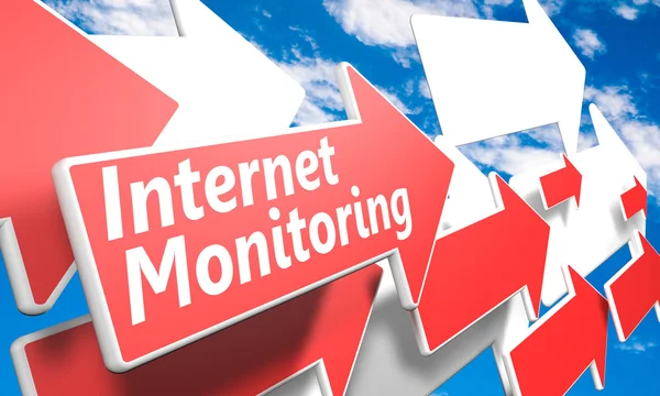 Мониторинг Интернета — стоковое фото