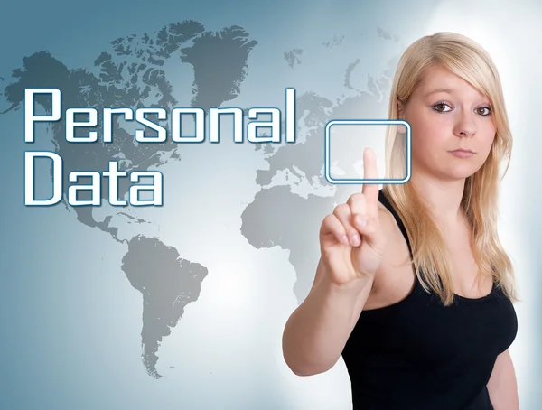 Dati personali — Foto Stock