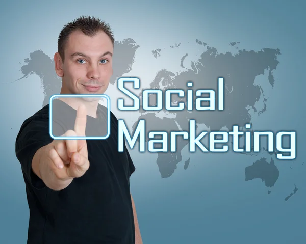 Marketing sociale — Foto Stock