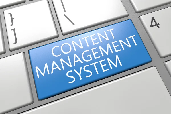 Content managementsysteem — Stockfoto