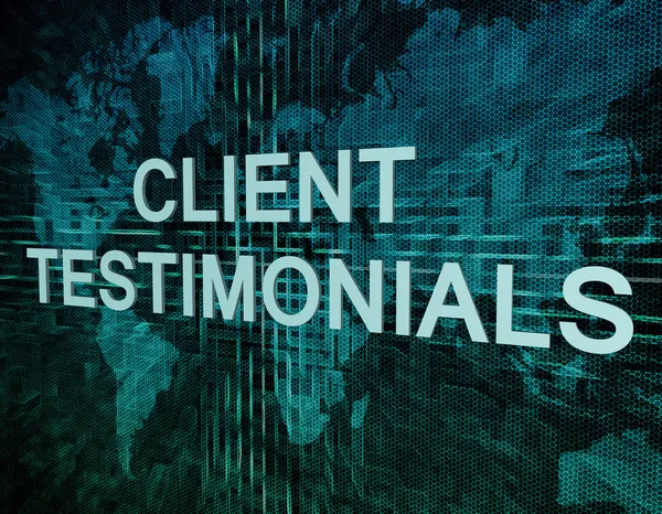 Client Testimonials — Stock Photo, Image