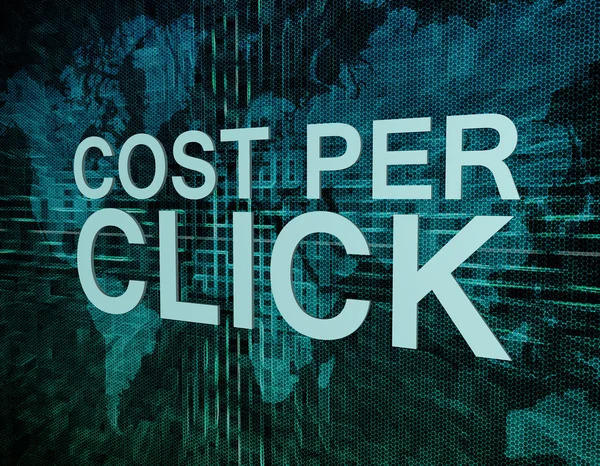 Kosten pro Klick — Stockfoto