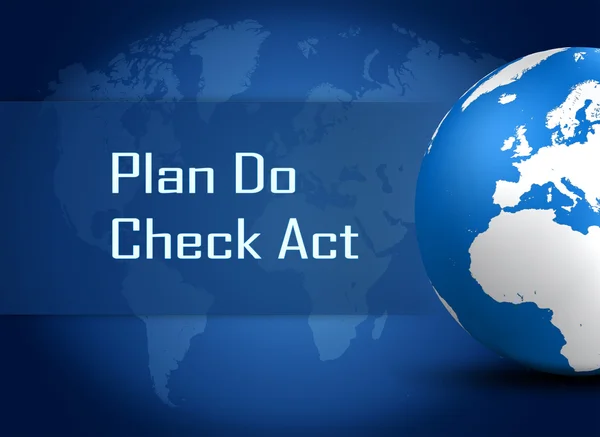 Plan Do Check Act — Stock Photo, Image