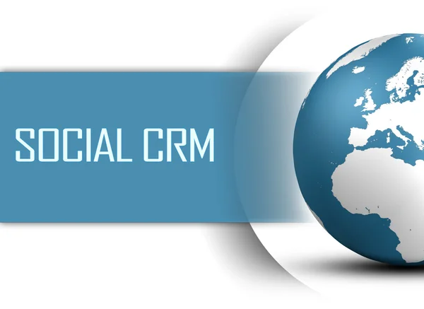 CRM sociale — Foto Stock