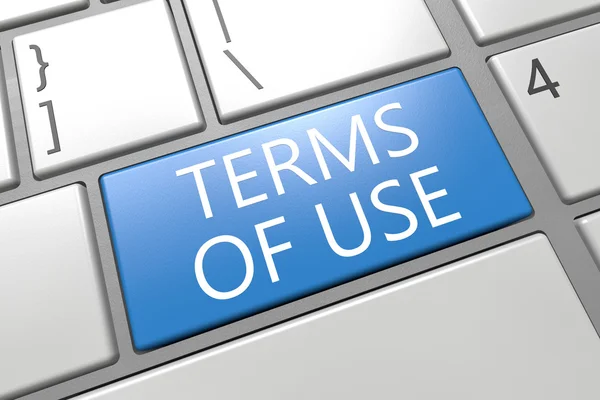 Terms of use — Stock Photo, Image