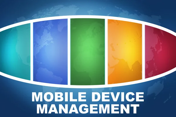 Mobile Device Management — Stock Photo, Image