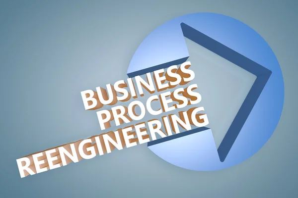 Reingeniería de procesos comerciales — Foto de Stock