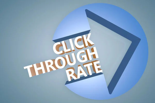 Click Through Rate — Stock Photo, Image