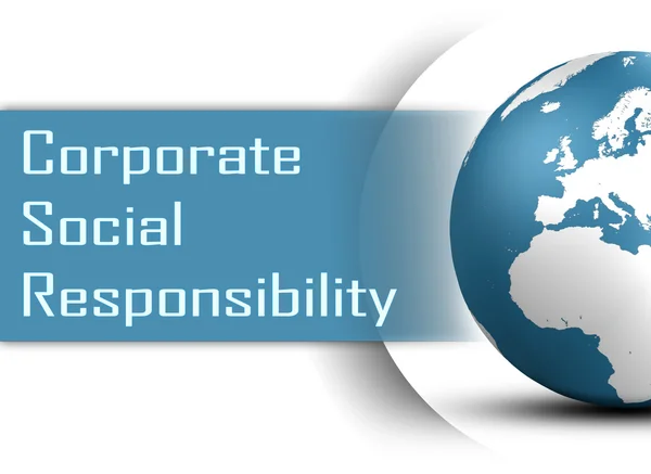 Responsabilidade social das empresas — Fotografia de Stock