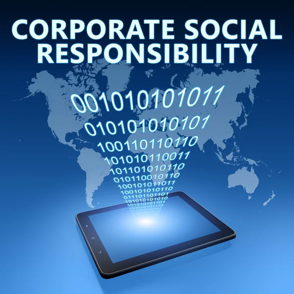 Responsabilidade social das empresas — Fotografia de Stock