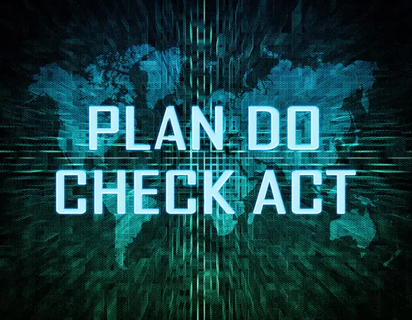 Plan Do Check Act — Stock Photo, Image