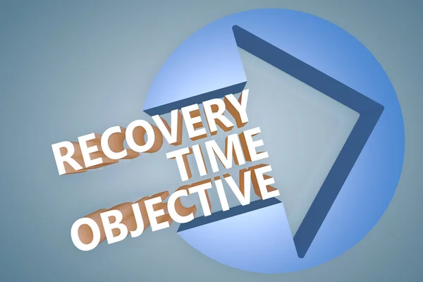 Recovery Time Objective — Stock Photo, Image