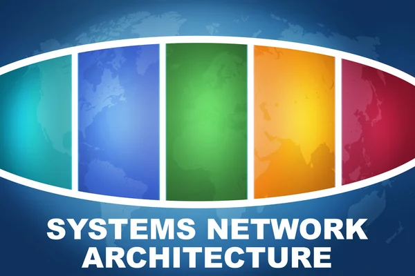 Systemen-netwerkarchitectuur — Stockfoto