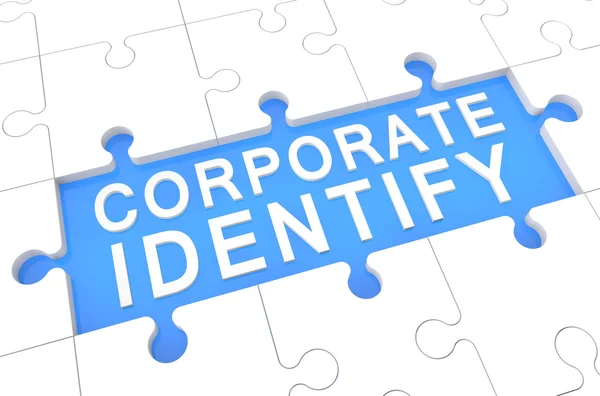 Corporate identifiera — Stockfoto