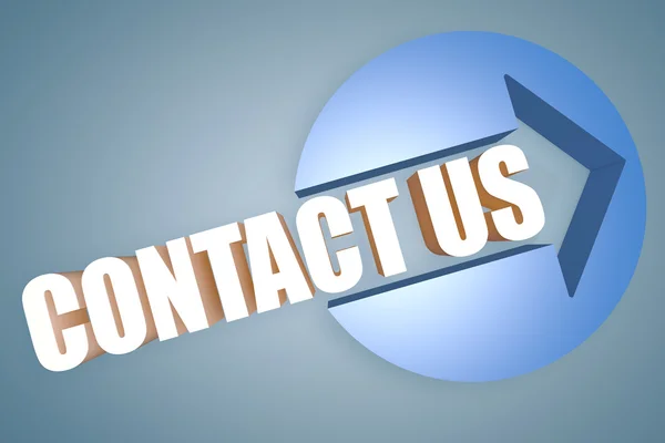 Contact met ons op — Stockfoto