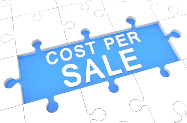 Cost per Sale — Stock Photo, Image