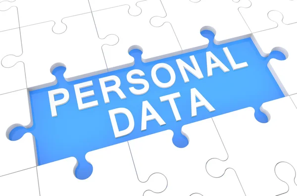 Dati personali — Foto Stock