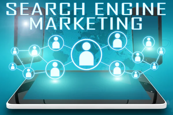 Marketing w wyszukiwarkach — Zdjęcie stockowe