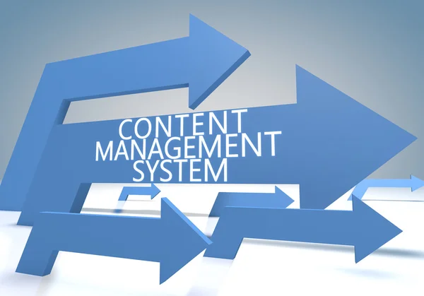 Content managementsysteem — Stockfoto