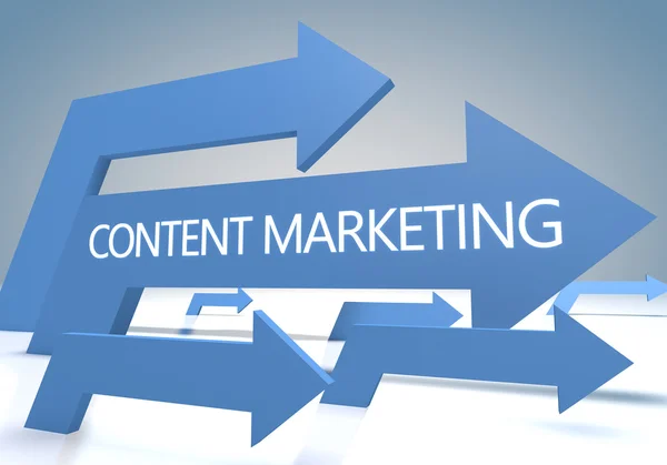 Content marketing — Stockfoto