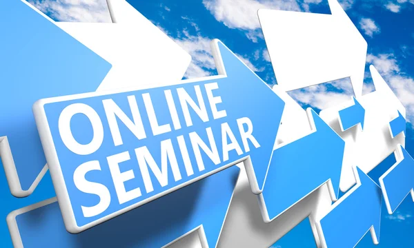 Online-Seminar — Stockfoto