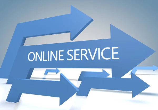 Servicio en línea — Foto de Stock