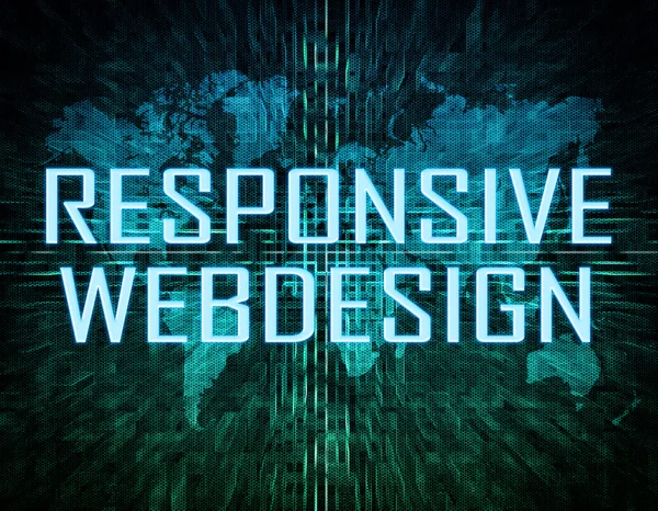 Responsieve webdesign — Stockfoto