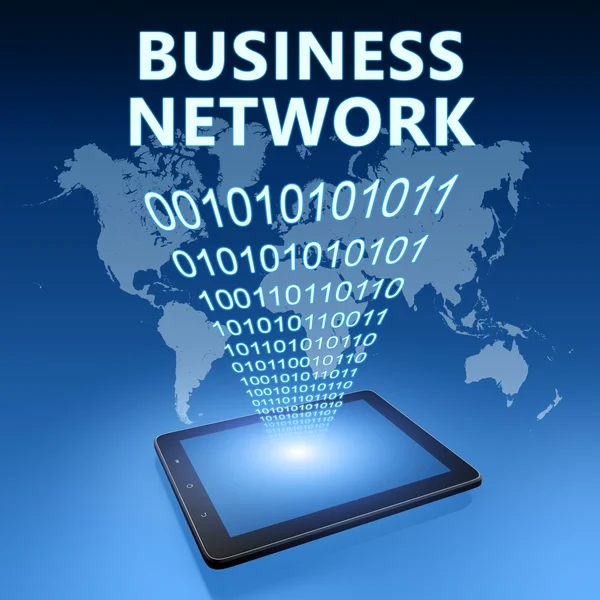 Бизнес сеть — стоковое фото