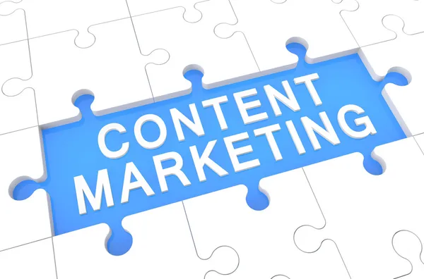 Content marketing — Stockfoto