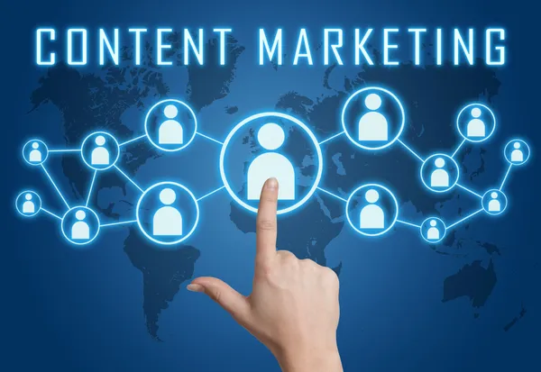 Marketing dei contenuti — Foto Stock