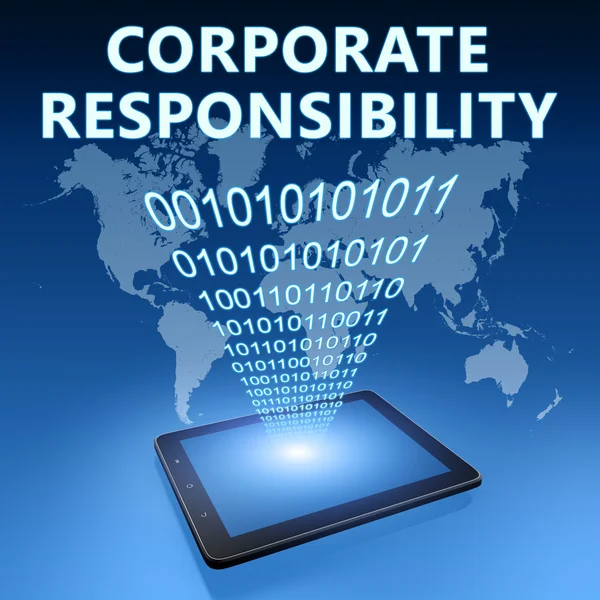 Företagens ansvar — Stockfoto