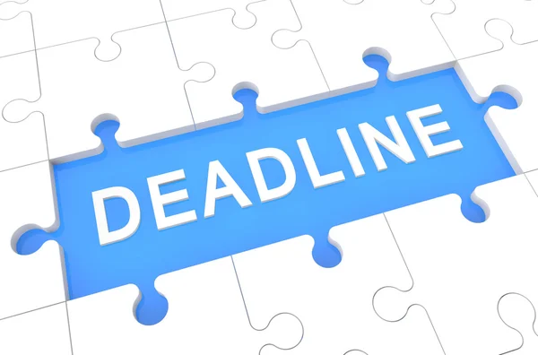 Deadline — Stock Photo, Image