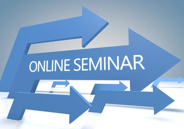 Online-Seminar — Stockfoto
