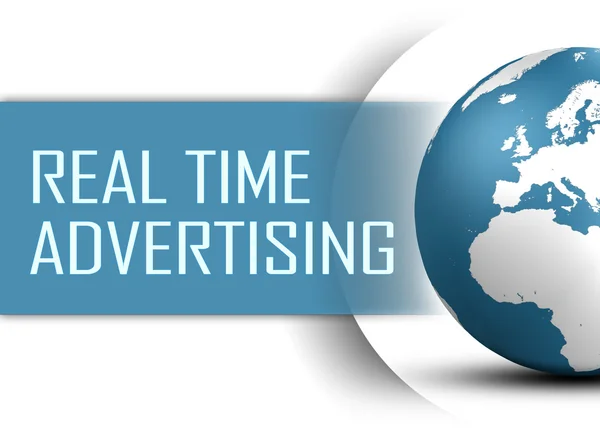 Πραγματικό χρόνο διαφήμιση — Φωτογραφία Αρχείου