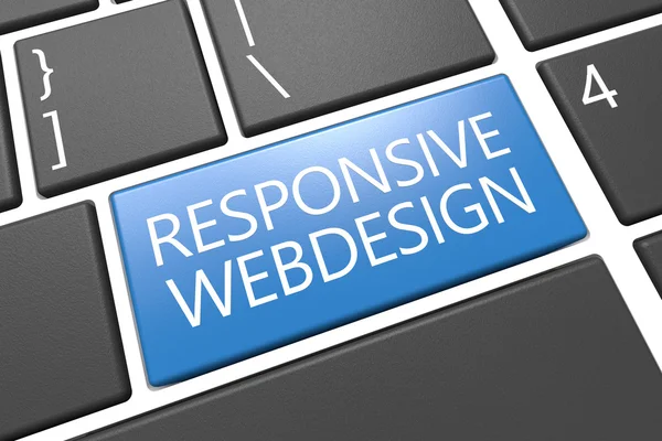 Responsieve webdesign — Stockfoto