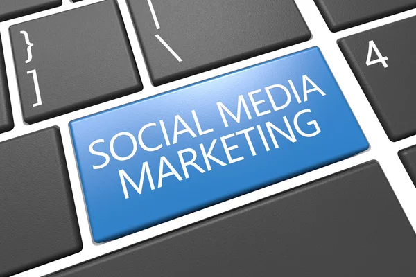 Marketing sui social media — Foto Stock