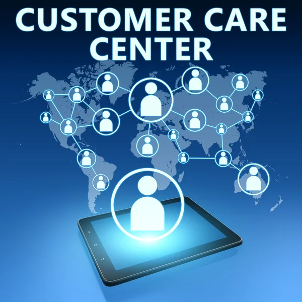 Centrum péče o zákazníky — Stock fotografie