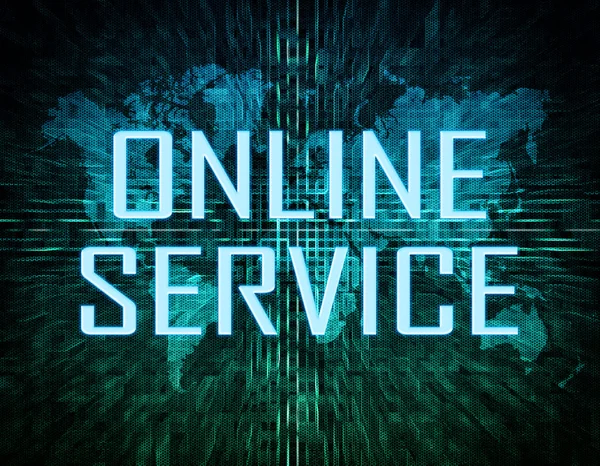 Serviço online — Fotografia de Stock