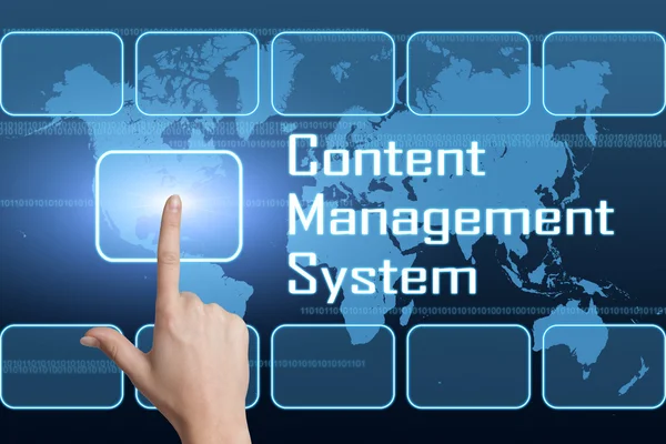 Content managementsysteem — Stockfoto