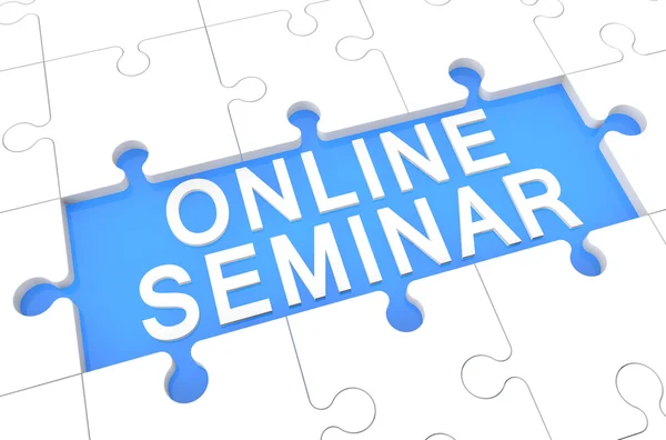 Online-seminar — Stockfoto