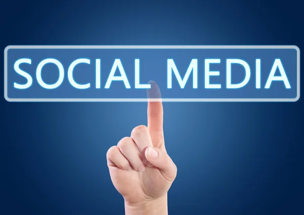 Redes sociales — Foto de Stock