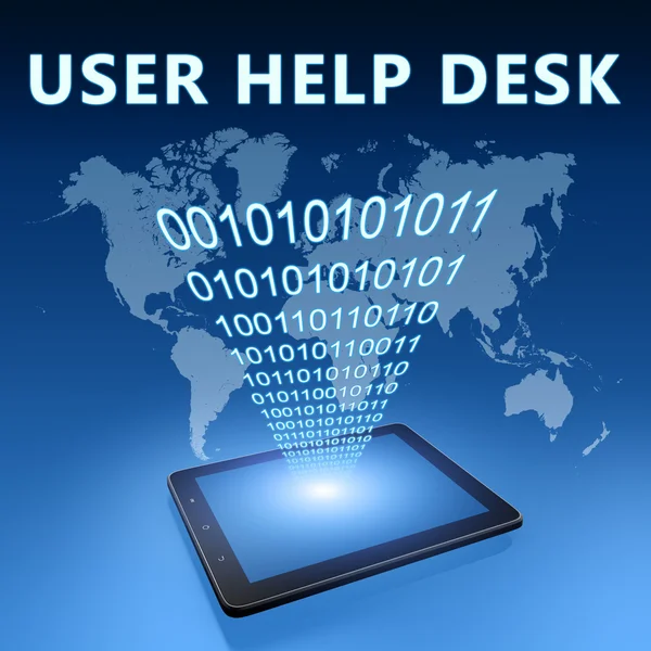 User Help Desk — Stock Photo, Image