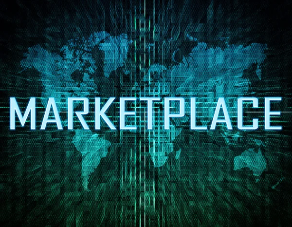 Marknadsplats — Stockfoto